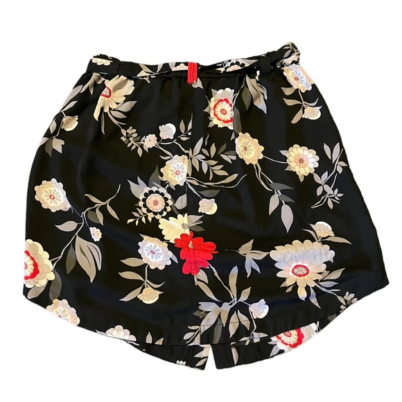 LOFT Black Floral Mini Skirt | Women's S - Picture 4 of 4